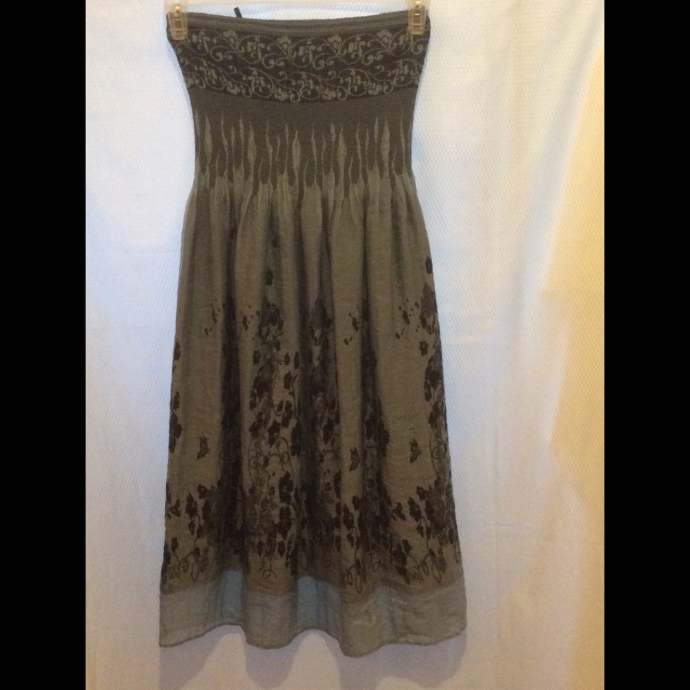 Lapis Strapless Dress